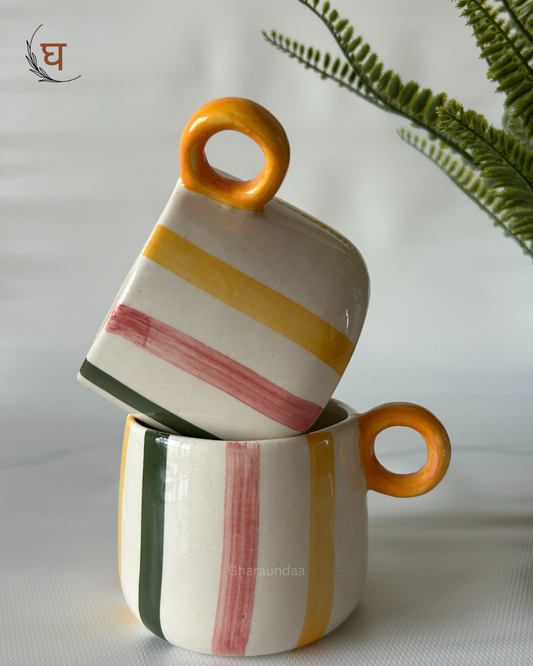 Multicolour Stripes Mug